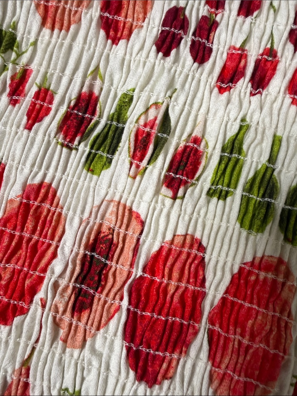 RARE 🍑🍓🍋‍🟩Lisa Says Gah Fruit-Print Top and matching midi skirt XS - Picture 6 of 8